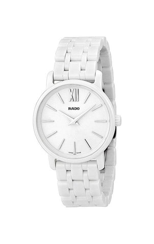 Rado DiaMaster Roman Mini R14065017 Ceramic Womens Watch Round Case Sapphire Crystal Quartz - WAB - Shipping Dept.