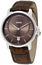 Rado Diamaster XL Silver Tone Ceramic Brown Dial Brown Leather Strap Quartz Mens Watch R14135306 - WAB - Shipping Dept.