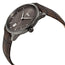 Rado Diamaster XL Silver Tone Ceramic Brown Dial Brown Leather Strap Quartz Mens Watch R14135306 - WAB - Shipping Dept.