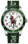 Ralph Lauren Polo Watch Pony Player Automatic Stainless Steel White Dial Green Rubber Strap Mens Watch 472853461002 - Watches And Beyond