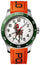 Ralph Lauren Polo Watch Pony Player Automatic Stainless Steel White Dial Orange Rubber Strap Mens Watch 472933616005 - Watches & Beyond