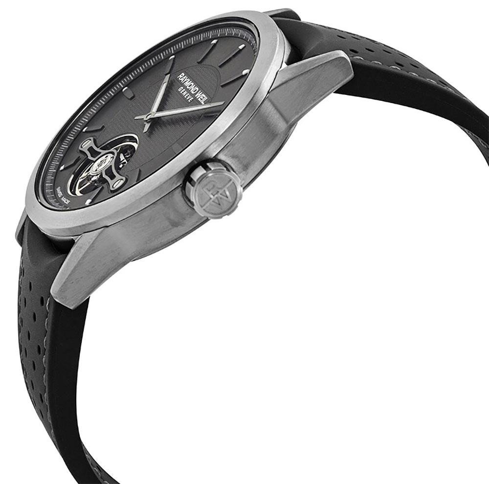 Raymond Weil Freelancer Automatic Grey PVD Black Rubber Strap Grey Dia