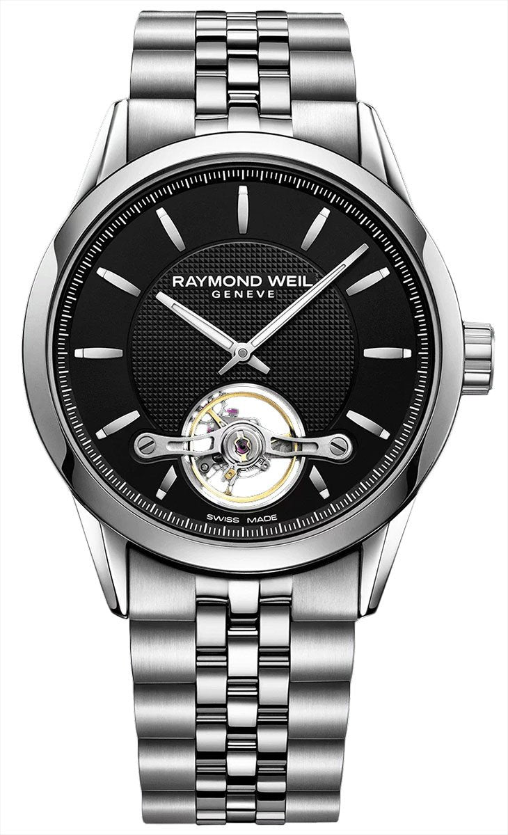 Raymond Weil Freelancer Automatic Stainless Steel Black Dial Mens Watch 2780 - ST - 20001 - WAB - Shipping Dept.