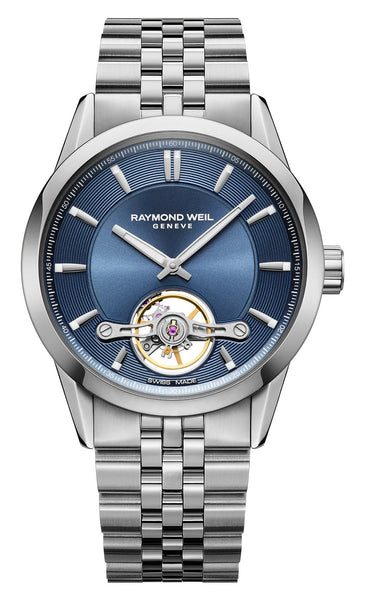 Raymond Weil Freelancer Automatic Stainless Steel Blue Dial Mens Watch 2781 - ST - 50051 - Watches & Beyond