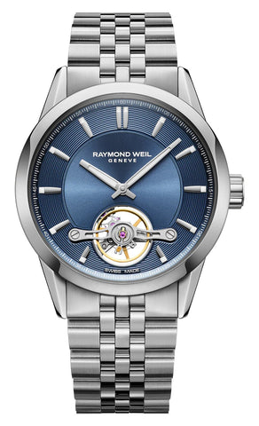 Raymond Weil Freelancer Automatic Stainless Steel Blue Dial Mens Watch 2781 - ST - 50051 - Watches & Beyond