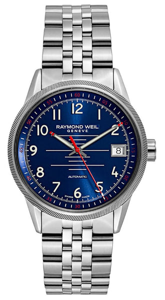 Raymond Weil Freelancer Automatic Stainless Steel Mens Watch Blue Dial Calendar 2754 - ST - 05500 - WAB - Shipping Dept.