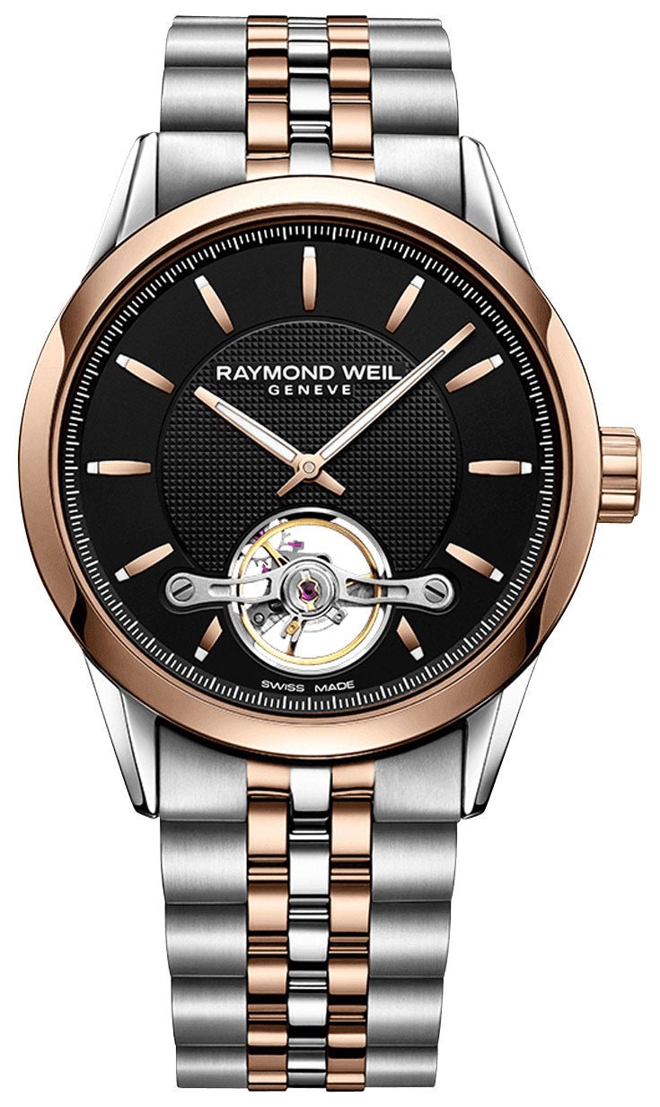 Raymond Weil Freelancer Automatic Two - Tone Stainless Steel Black Dial Mens Watch 2780 - SP5 - 20001 - WAB - Shipping Dept.