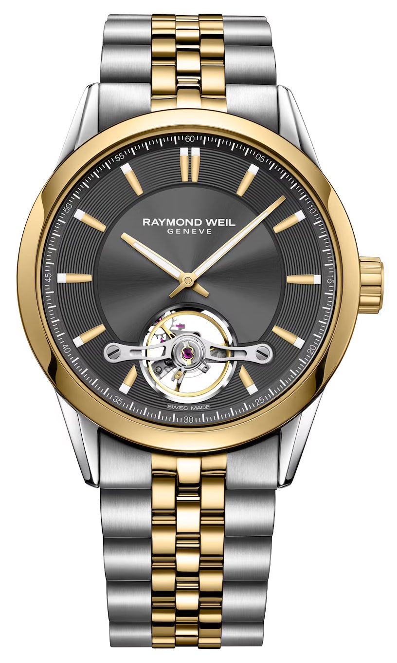 Raymond Weil Freelancer Automatic Two - Tone Stainless Steel Gray Dial Mens Watch 2781 - STP - 60051 - Watches & Beyond