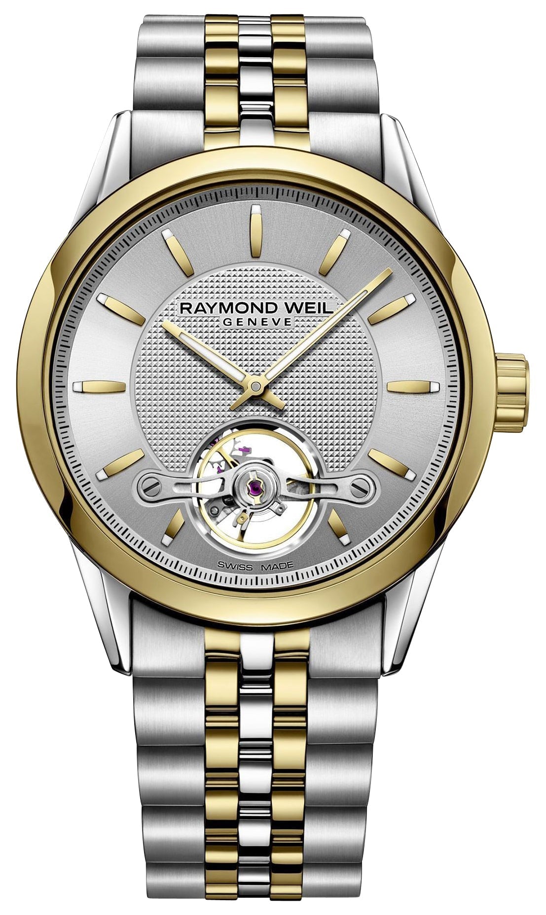 Raymond Weil Freelancer Automatic Two - Tone Stainless Steel Silver Dial Mens Watch 2780 - STP - 65001 - WAB - Shipping Dept.