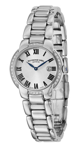 Raymond Weil Jasmine Stainless Steel & Diamond Womens Luxury Watch Calendar 5229 - STS - 01659 - WAB - Shipping Dept.