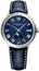 Raymond Weil Maestro Automatic Stainless Steel Blue Dial Blue Leather Strap Moonphase Date Mens Watch 2239 - STC - 00509 - WAB - Shipping Dept.