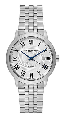 Raymond Weil Maestro Automatic Stainless Steel Mens Watch Silver Design Dial Calendar 2237 - ST - 00659 - WAB - Shipping Dept.