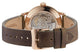 Raymond Weil Millesime Automatic Rose Gold PVD Silver Dial Brown Leather Strap Mens Watch 2925 - PC5 - 65001 - Watches & Beyond