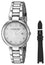 Raymond Weil Shine Stainless Steel Diamonds Mother - of - Pearl Dial Interchangeable Black Satin Strap Date Quartz Womens Watch 1600 - ST - 00995 - WAB - Shipping Dept.