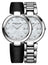 Raymond Weil Shine Stainless Steel Diamonds Mother - of - Pearl Dial Interchangeable Black Satin Strap Date Quartz Womens Watch 1600 - ST - 00995 - WAB - Shipping Dept.