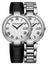 Raymond Weil Shine Stainless Steel Diamonds Silver - Tone Dial Interchangeable Black Satin Strap Date Quartz Womens Watch 1600 - STS - 00659 - WAB - Shipping Dept.