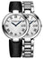 Raymond Weil Shine Stainless Steel Silver - Tone Dial Interchangeable Black Satin Strap Date Quartz Womens Watch 1600 - ST - 00659 - WAB - Shipping Dept.