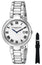 Raymond Weil Shine Stainless Steel Silver - Tone Dial Interchangeable Black Satin Strap Date Quartz Womens Watch 1600 - ST - 00659 - WAB - Shipping Dept.