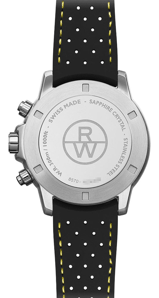 Black Rubber Strap Raymond Weil Dive Watch RAYMOND WEIL Freelancer