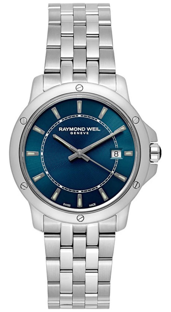 Raymond Weil Tango Stainless Steel Blue Dial Date Quartz Mens Watch 5591 - ST - 50001 - WAB - Shipping Dept.