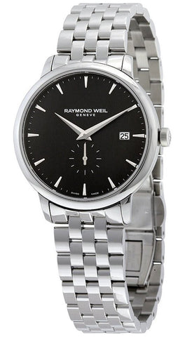 Raymond Weil Toccata Steel 5484 - ST - 20001 Black Dial with Small Second Sub Dial Watch for Men - WAB - Shipping Dept.