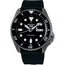 Seiko 5 Sports Automatic Black Stainless Steel Black Dial Black Silicone Strap Day/Date Mens Watch SRPD65K2 - WAB - Shipping Dept.