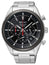 Seiko Chronograph Stainless Steel Black Dial Quartz Date Mens Watch SSB089P1 - WAB - Shipping Dept.