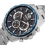 Seiko Chronograph Stainless Steel Blue Dial Quartz Date Mens Watch SSB345P1 - WAB - Shipping Dept.