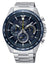 Seiko Chronograph Stainless Steel Blue Dial Quartz Mens Watch SSB301P1 - WAB - Shipping Dept.