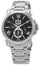 Seiko Premier Kinetic Stainless Steel Black Dial Perpetual Calendar Date Mens Watch SNP141P1 - WAB - Shipping Dept.