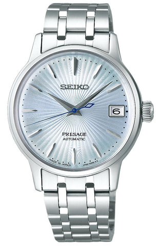 Seiko Presage Automatic Stainless Steel Blue Dial Date Womens Watch SRP841J1 - WAB - Shipping Dept.