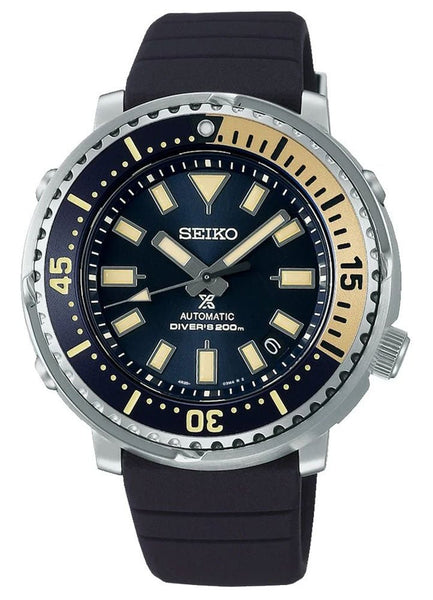 Seiko Prospex Automatic Stainless Steel Blue Dial Blue Silicone Strap Date Divers Mens Watch SRPF81K1 - WAB - Shipping Dept.