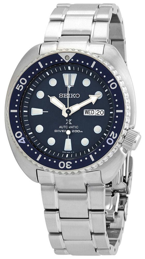 Seiko Prospex Automatic Stainless Steel Navy Blue Dial Day - Date Divers Mens Watch SRPE89K1 - WAB - Shipping Dept.