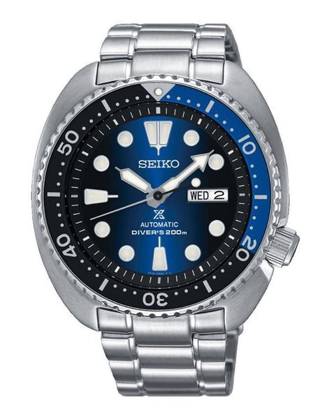 Seiko Prospex Turtle Automatic Stainless Steel Divers Day Date Mens Watch SRPF15K1 - WAB - Shipping Dept.