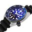 Seiko Special Edition Prospex Automatic Black Silicone Strap Black and Blue Dial Day - Date Divers Mens Watch SRPC91K1 - WAB - Shipping Dept.