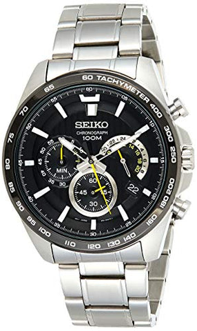 Seiko SSB303P1 Men's Black Dial Steel Bracelet Chronograph Watch - WAB - Shipping Dept.