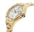 Seiko Yellow Gold - Tone Stainless Steel Silver Dial Diamonds Date Quartz Womens Watch SKY668P1 - WAB - Shipping Dept.