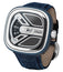 SEVENFRIDAY M - Series Urban Explorer Automatic Stainless Steel Blue Denim Strap Mens Watch M1B/01 - Watches & Beyond