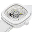 SEVENFRIDAY P - Series Caipi Automatic White Ceramic White Leather Strap Mens Watch P1C/04 - Watches & Beyond