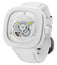 SEVENFRIDAY P - Series Caipi Automatic White Ceramic White Leather Strap Mens Watch P1C/04 - Watches & Beyond