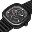 SEVENFRIDAY P - Series Racer III Automatic Black PVD Black Dial Black Leather Strap Mens Watch P3C/06 - Watches & Beyond