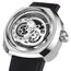 SEVENFRIDAY Q - Series Automatic Stainless Steel Silver/Gray Dial Black Leather Strap Date Mens Watch Q1/03 - Watches & Beyond