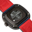SEVENFRIDAY T-Series Automatic Black PVD Blue Skeleton Dial Blue Leather Strap Mens Watch T3/03 - Watches & Beyond