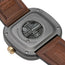 SEVENFRIDAY T-Series Automatic Gunmetal PVD Brown Skeleton Dial Brown Leather Strap Mens Watch T2/03 - Watches & Beyond