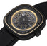 SEVENFRIDAY T - Series T - Works Automatic Black PVD Steel Skeleton Dial Black Leather Strap Mens Watch T2/06 - WAB - Shipping Dept.