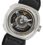 SEVENFRIDAY W - Series Blade Automatic Stainless Steel Black Skeleton Dial Black Leather Strap Mens Watch W1/01 - WAB - Shipping Dept.