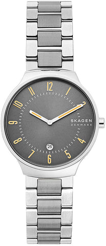 Skagen Grenen Gray Dial Date Two - Tone Stainless Steel Men's Watch SKW6523 - WAB - Shipping Dept.