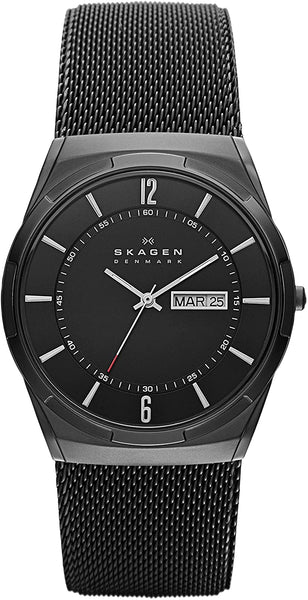 Skagen Melbye Day - Date Black Titanium and Steel Mesh Men's Watch SKW6006 - WAB - Shipping Dept.