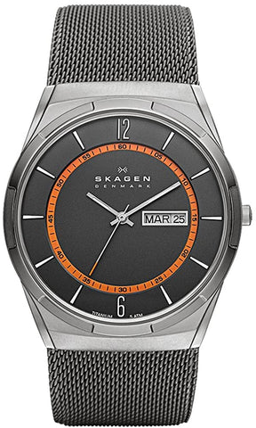 Skagen Melbye Day - Date Gray Titanium and Steel Mesh Men's Watch SKW6007 - WAB - Shipping Dept.