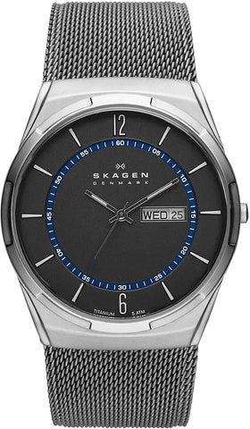 Skagen Melbye Day - Date Gray Titanium and Steel Mesh Men's Watch SKW6078 - WAB - Shipping Dept.